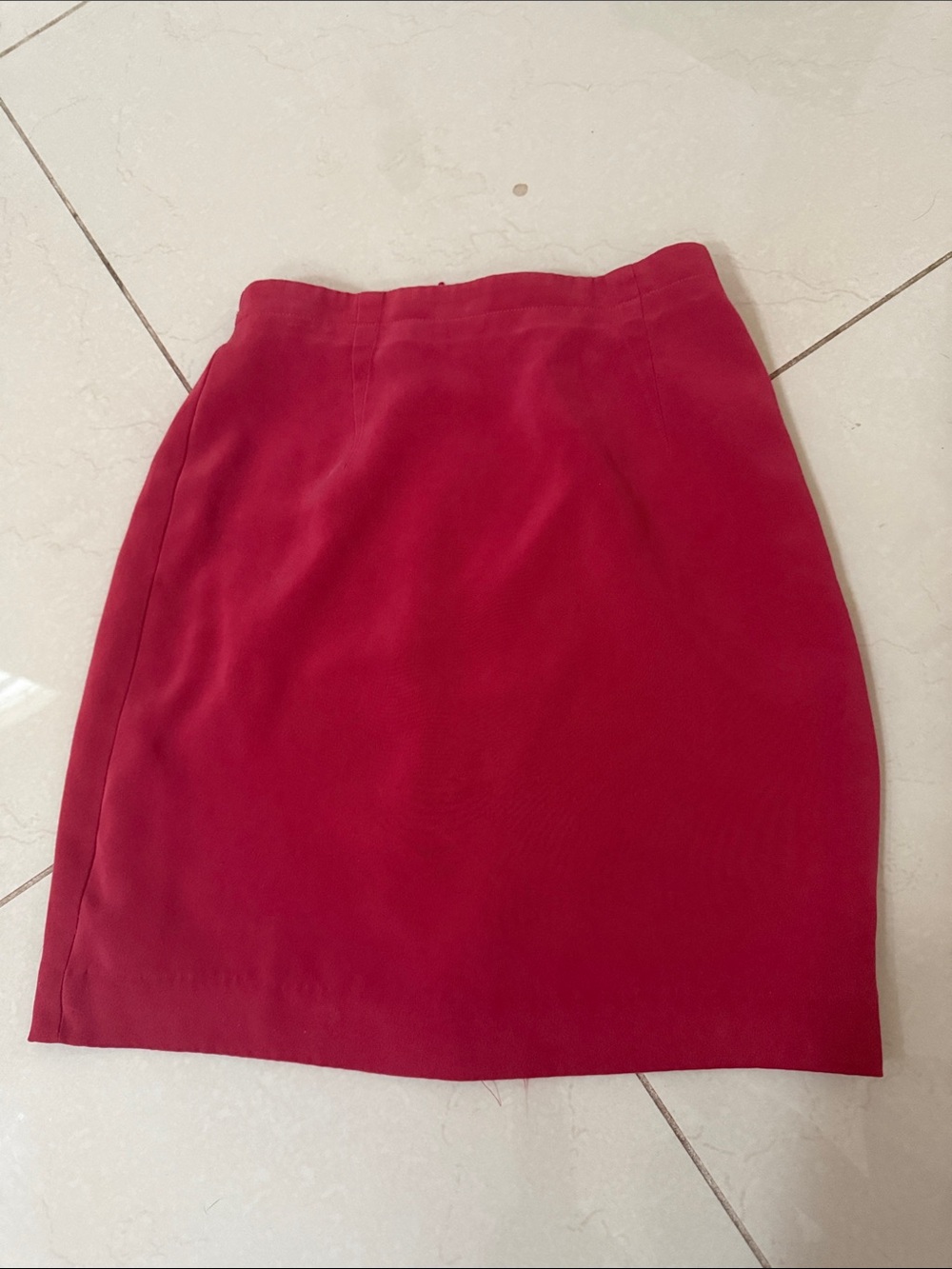 Dana Buchman Red Pencil Skirt